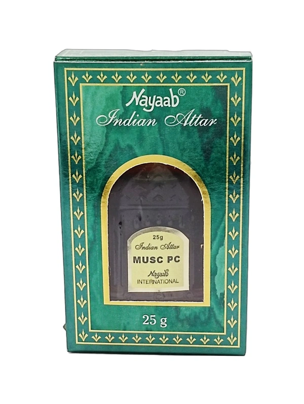 Nayaab MUSC PC Indian Perfume Attar Roll-On Free from ALCOHOL - 25ML
