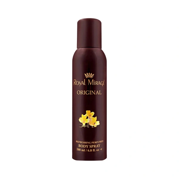 Royal Mirage Original Deodorant Perfume Body Spray - 200ML