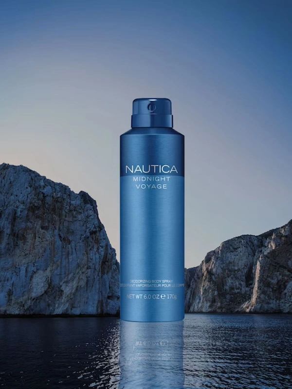 Nautica Midnight Voyage Deodorizing Body Spray - For Men - 170G