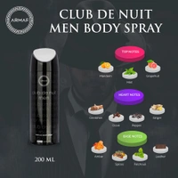 Armaf Club De Nuit Perfume Body Spray - For Men - 200ML