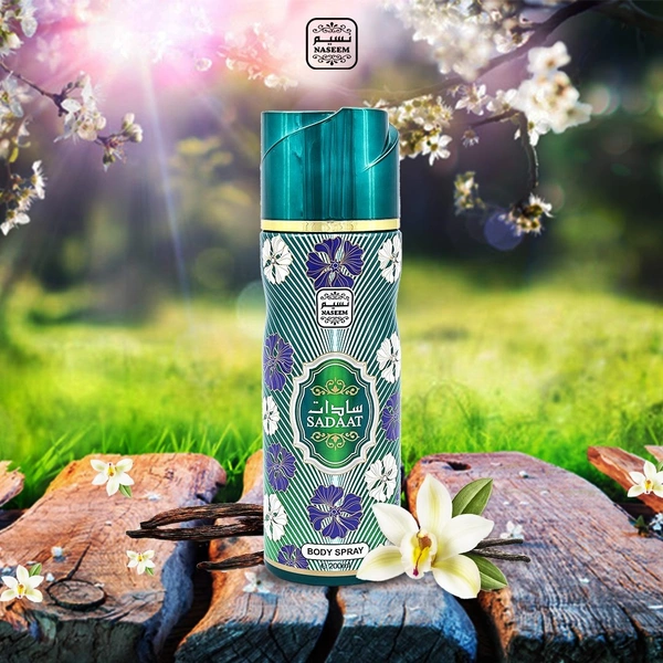 Naseem Sadaat Perfumed Body Spray | No Gas | Alcohol free | Unisex - 200ML