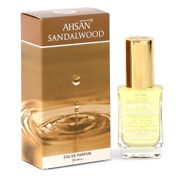 Ahsan Sandalwood Perfume Eau de Parfum - For Men & Women - 30ML