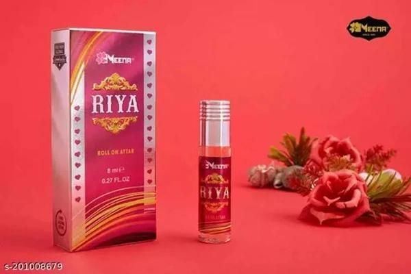 Meena Riya Attar Roll-On Free from ALCOHOL - Unisex - 8ML
