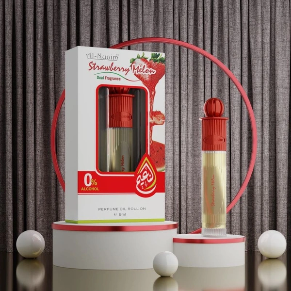 Al Nuaim Strawberry Melon Perfume Roll-On Attar Free from ALCOHOL - Unisex - 6ML
