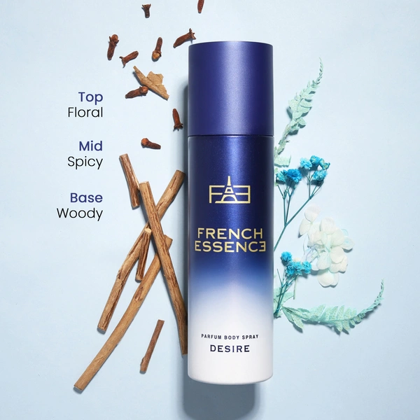 French Essence Desire No Gas Parfum Body Spray - Unisex - 120ML