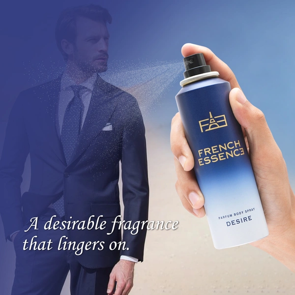 French Essence Desire No Gas Parfum Body Spray - Unisex - 120ML