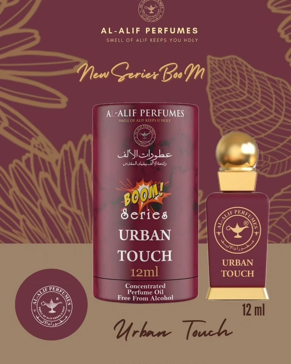 Al Alif URBAN TOUCH Boom Series Perfume Roll-On Attar - 12ML