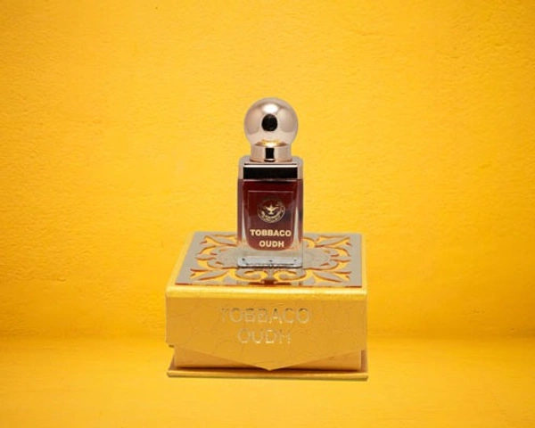 Al Alif Tobbaco Oudh Gold Series Premium Attar - 12ML
