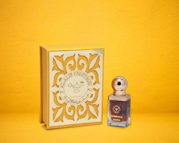 Al Alif Tobbaco Oudh Gold Series Premium Attar - 12ML
