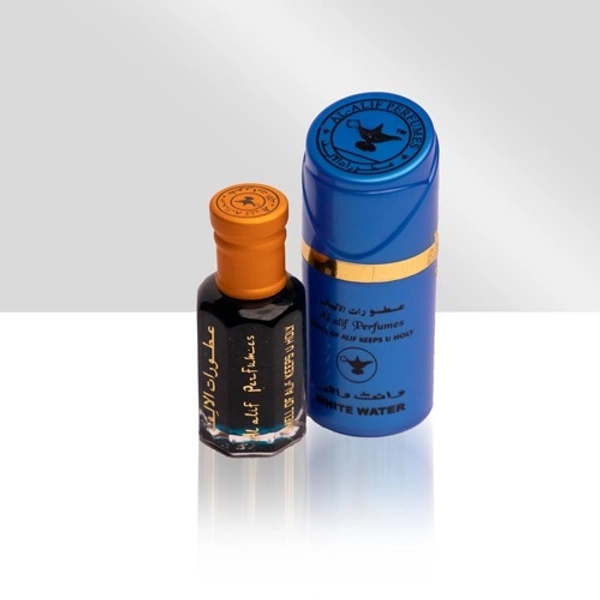 Al Alif White Water Attar Premium Perfume Oil - Unisex - 12ML