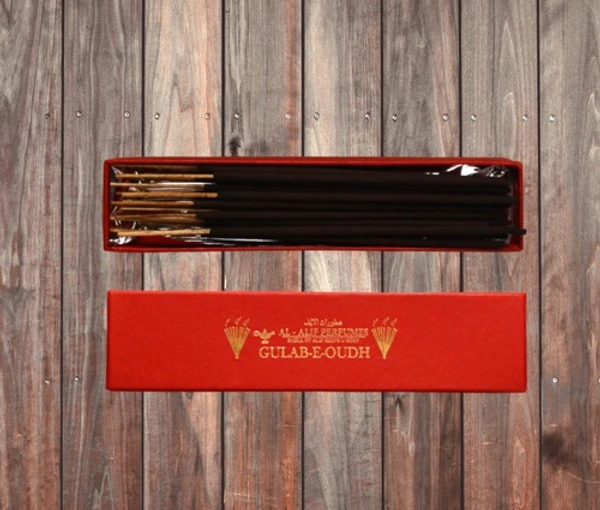 Al Alif Gulab E Oudh Handmade Masala Agarbatti Incense Sticks - 50GM