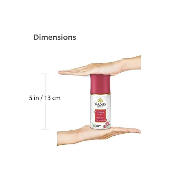 YARDLEY London Rose Deodorant Roll-on - For Women - 50ml