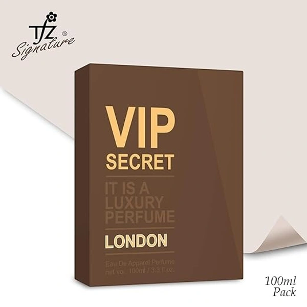 TFZ Signature VIP Secret Luxury Perfume London Eau De Apparel - 100ML