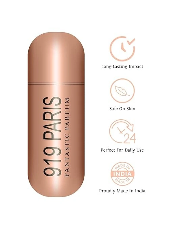 Ramco Perfumes 919 Paris Fantastic Parfum Rose Eau de Parfum - 50ML