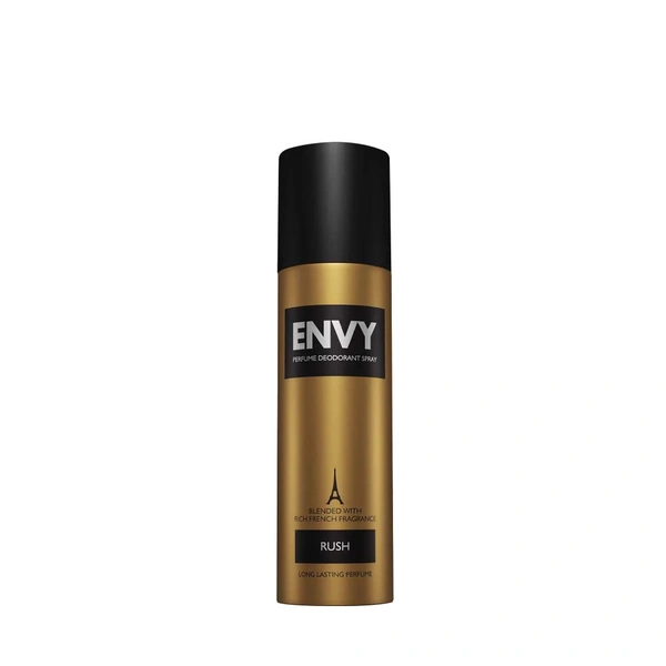 Envy rush perfume deodorant spray no gas for men - 120ML