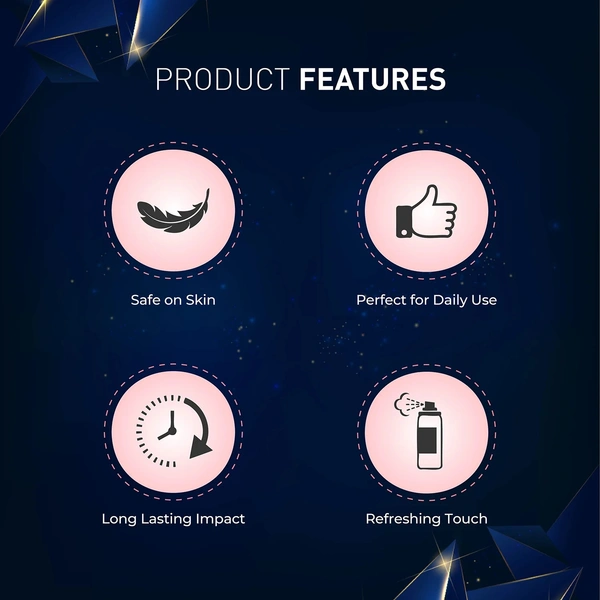 Envy noir perfume deodorant spray no gas for men - 120ML