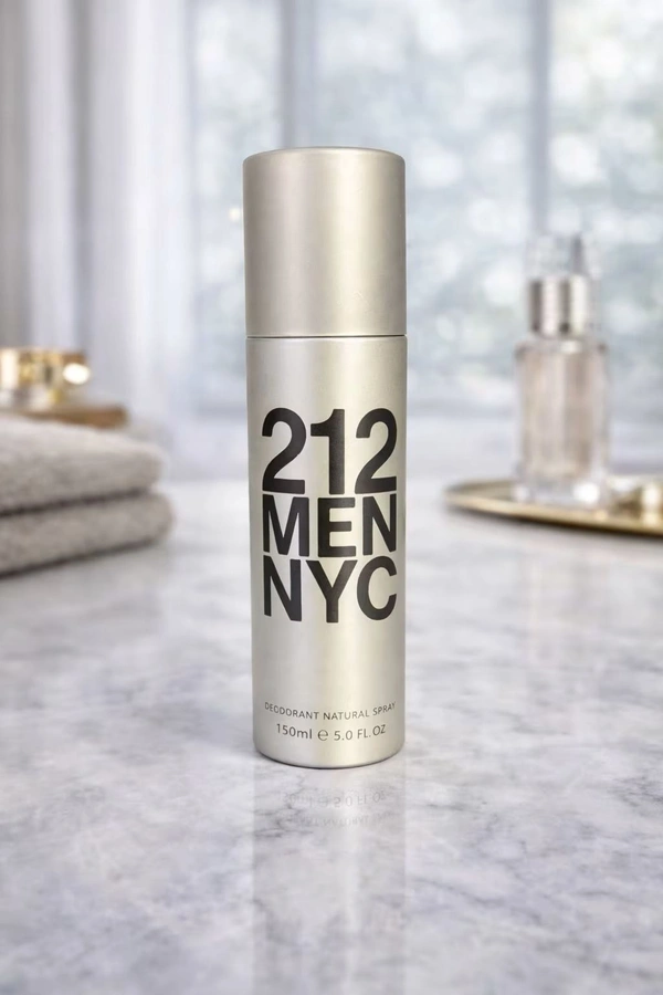 Imported 212 MEN NYC DEODORANT Vaporisateur Spray - For Men - 150ML