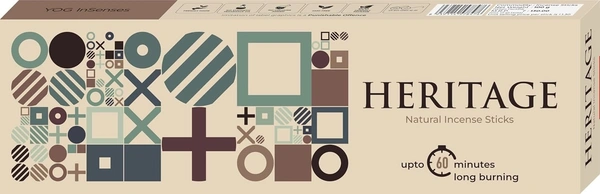 Yog InSenses Heritage Natural incense sticks - 100GM