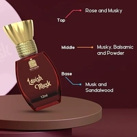 AdilQadri Lavish Musk Luxury Unisex 100% Alcohol Free Long Lasting Attar - 5ML