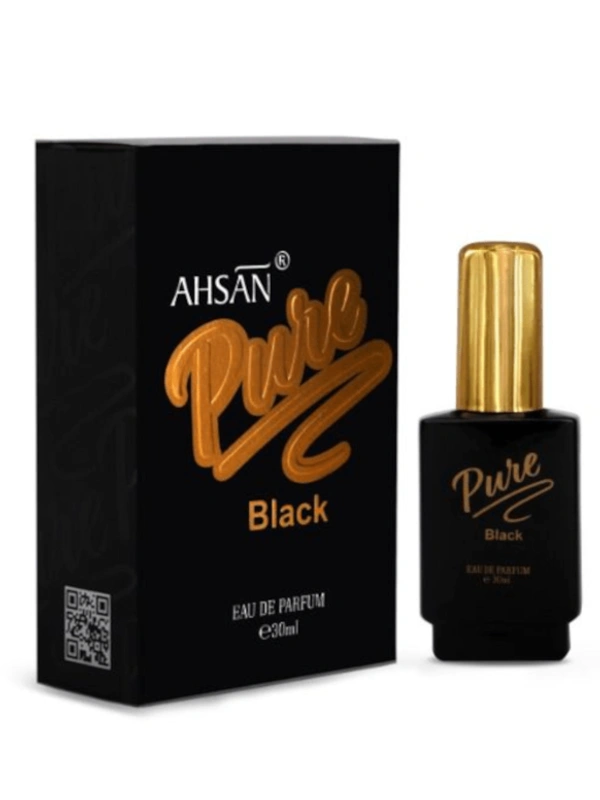 Ahsan Pure Black Perfume Eau de Parfum | Unisex - 30ML