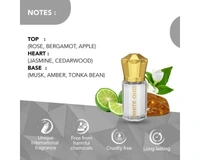 Ajmal White Oud concentrated Perfume | For Men | Alcohol Free - 5ML