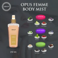 Armaf Opus Femme fragrance body Mist - For Women - 250ML