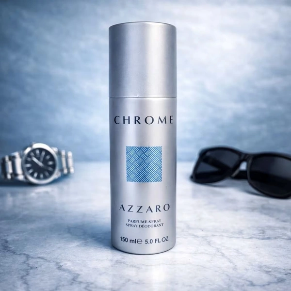 Imported Azzaro Crome DEODORANT Doux Vaporisateur Spray - For Men - 150ML