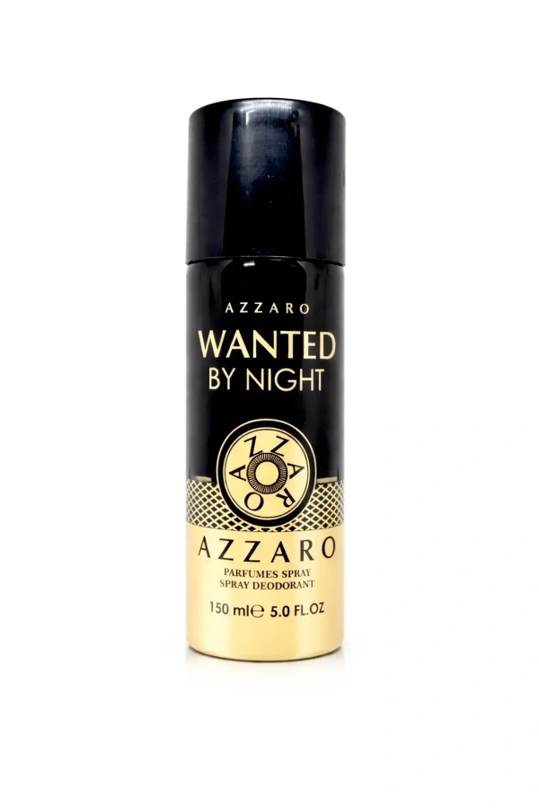 Imported Azzaro Wanted by Night DEODORANT Doux Vaporisateur Spray - For Men - 150ML