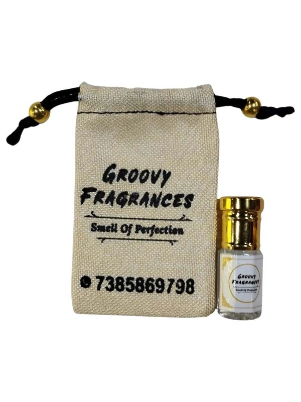 Groovy Fragrances Ruh Khas Perfume Roll-On Attar | 100% Natural | Unisex | Alcohol Free - 3ML