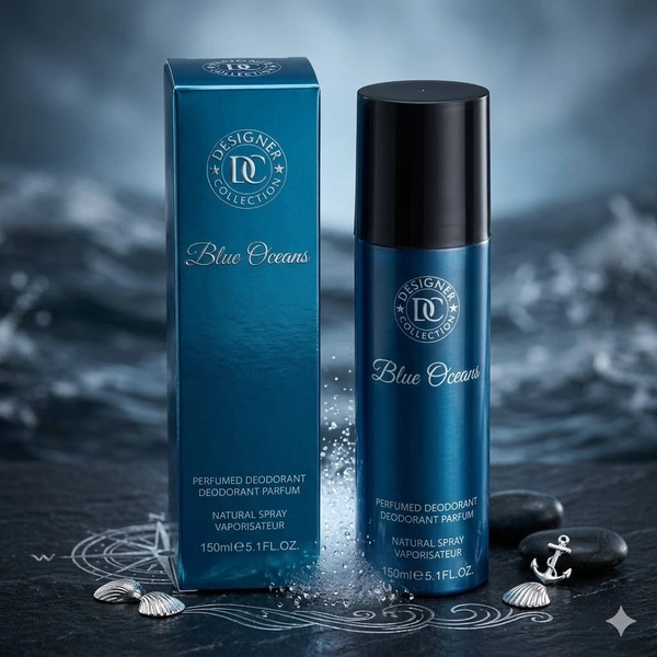Designer Collection Blue Oceans Perfumed Deodorant Body Spray | Unisex - 150ML