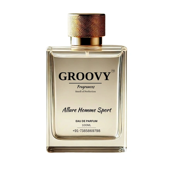 Groovy Fragrances Allure Homme Sport Inspired Perfume | For Men - 100ML