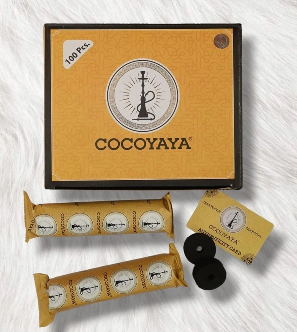 Afandi Magic Charcoal - Inflammable - Smokeless & Odorless for Bakhoor, Loban, Kapoor - 10Pcs