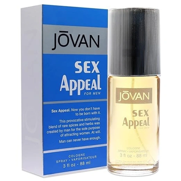Jovan Sex Appeal Cologne perfume | For Men - 88ML