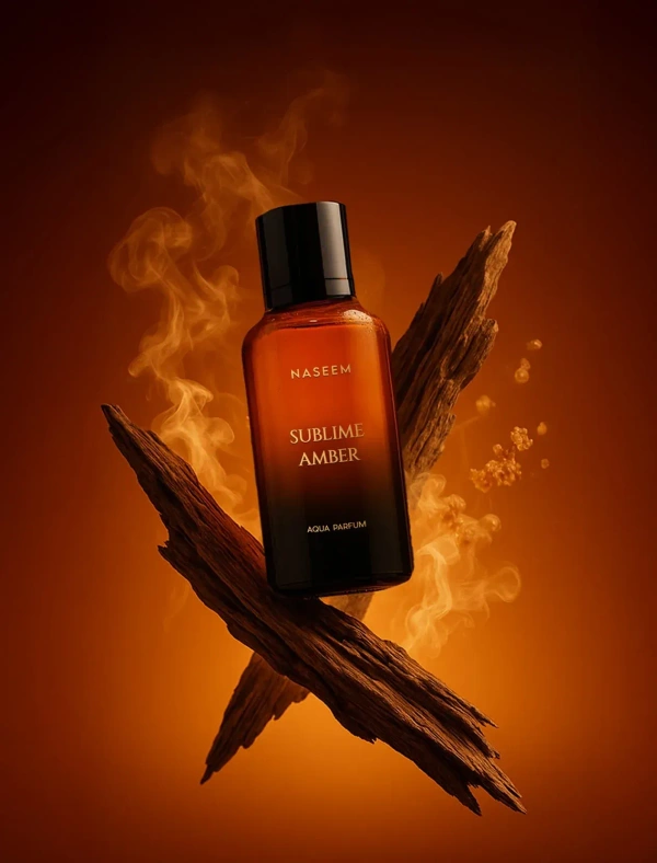 Naseem Sublime Amber AQUA Perfume | Alcohol free | Unisex - 100ML