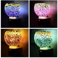 Prathna Platinium Electric Kapoor/Aroma/Bakhoor Burner for Home Fragrance with Night lamp Ceramic Incense Holder (Multicolor) - Mix