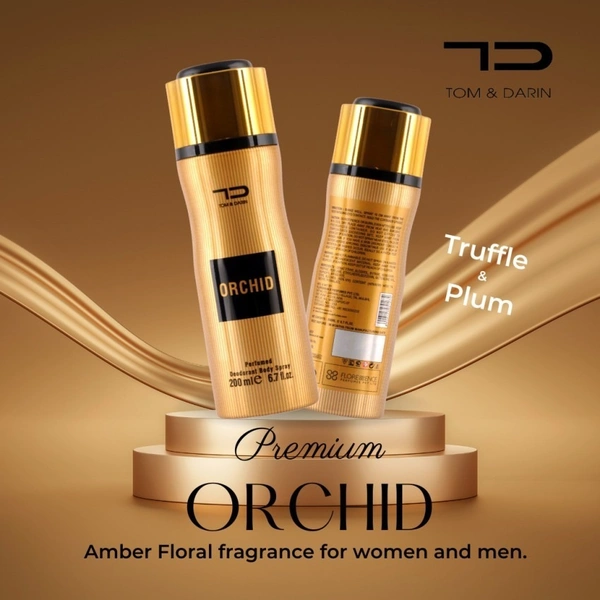 TD Tom & Darin Orchid Perfumed Deodorant Body Spray - 200ML