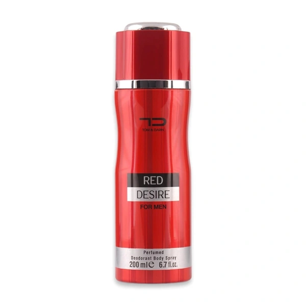 TD Tom & Darin Red Desire Perfumed Deodorant Body Spray - 200ML