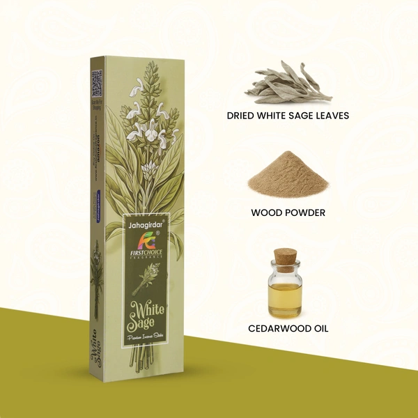 First Choice White Sage Premium incense sticks - 100GM