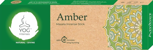 Yog InSenses Amber Masala incense sticks - 100GM