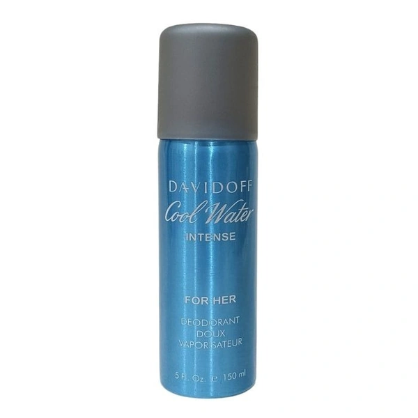 Imported DAVIDOFF COOL WATER Intense Women Deodorant Body Spray - 150ML