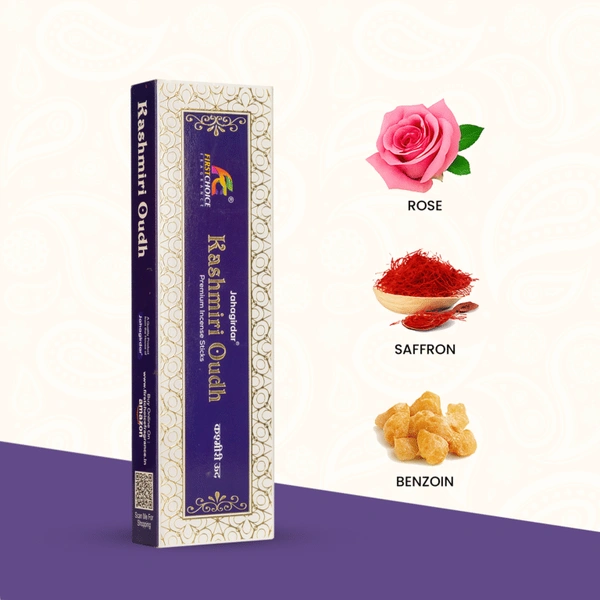 First Choice Kashmiri Oudh Premium incense sticks - 100GM