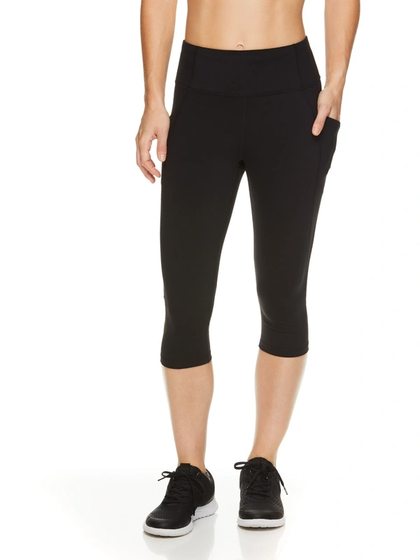 NEW YORK LAUNDRY  NEW YORK LAVNDRY LADIES STRETCH CAPRI JOGGER - 7A1 - Black, S