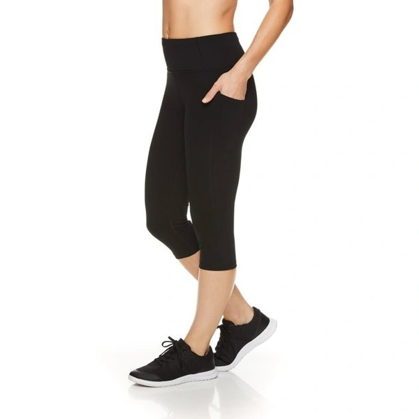 NEW YORK LAUNDRY  NEW YORK LAVNDRY LADIES STRETCH CAPRI JOGGER - 7A1 - Black, S