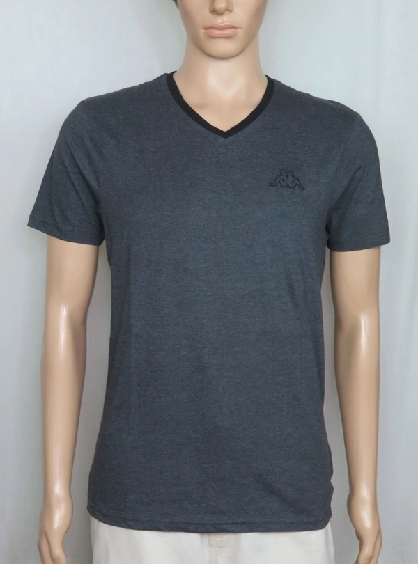 Kappa KAPPA V NECK T SHIRT - 6G2 - Charcoal, L