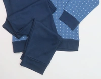 IL GRANCHIO WINTER PYJAMA - 8G1 - No Option: Dark Blue AOP/ Dark Navy Bottom, S