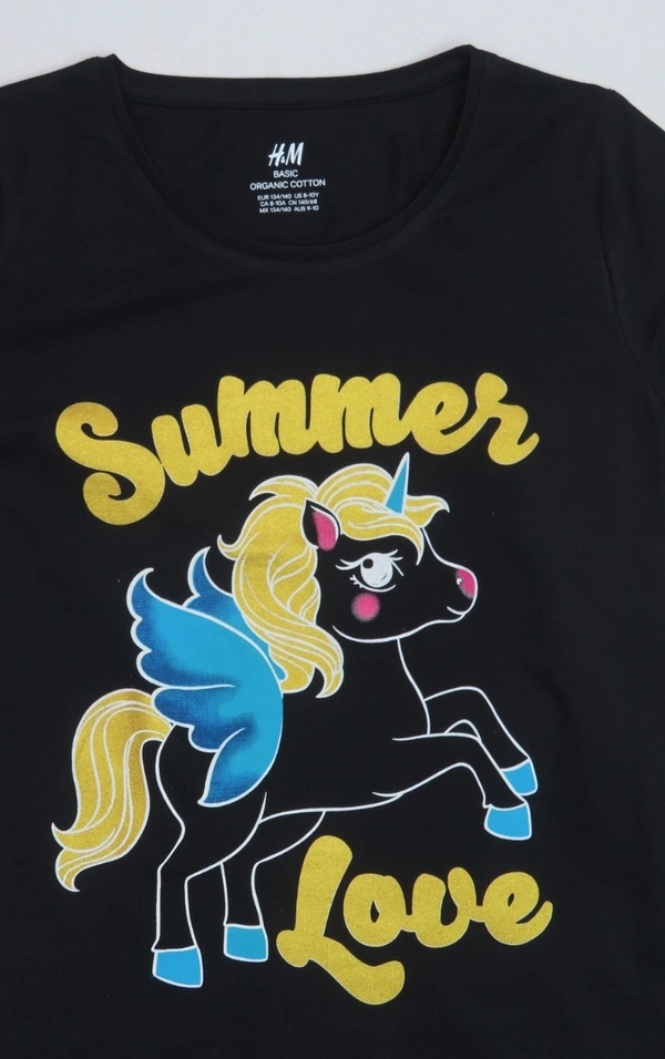 Neutral  OLDER GIRLS PRINTED T SHIRT - 8A6 - Black, 15 Years