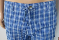 MARION ROTH LOUNGE WEAR WOVEN PANTS - 7A1 - Blue Checks, M