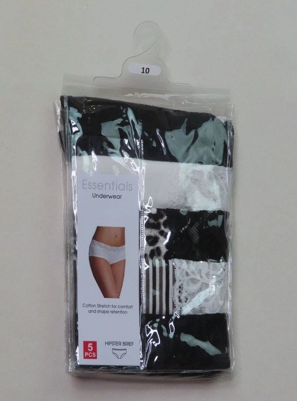M&S (Marks And Spencer) M&S LADIES 5 PACK HIPSTER BRIEFS - 2D1 - Mixed Colours, XL