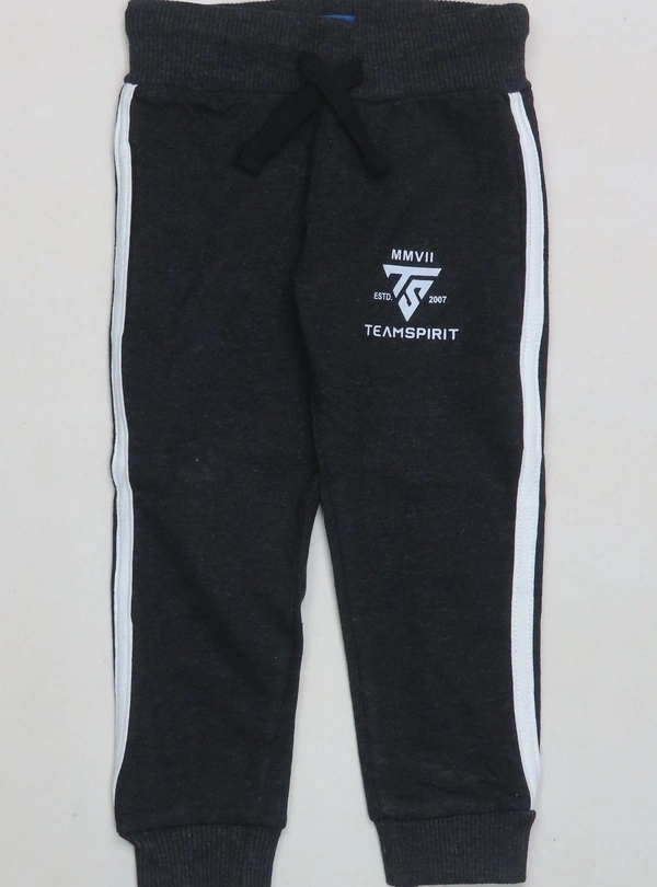 TEAMSPRIT BOYS FRENCH TERRY JOGGER - 5B2 - CHARCOAL, 1½/2 YEARS