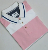 Sovereign Code SOVEREIGN CODE STRIPED POLO - 2A1 - Pink, XL